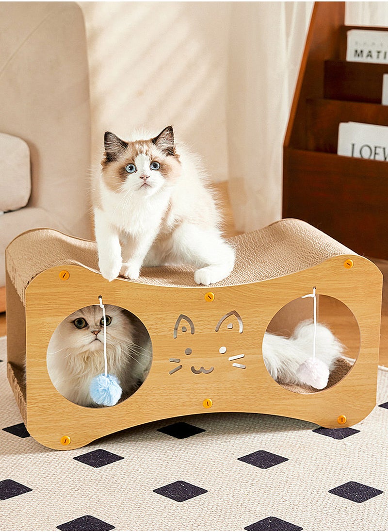 Cat Scratching Board Cat Bed Wear-Resistant Non-chip-Free Integrated Cat House Four Seasons Scratch-Resistant Cat Column Vertical Cat Climbing Frame Cat Toy