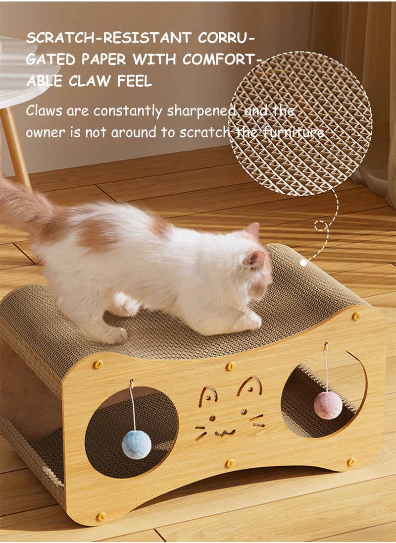 Cat Scratching Board Cat Bed Wear-Resistant Non-chip-Free Integrated Cat House Four Seasons Scratch-Resistant Cat Column Vertical Cat Climbing Frame Cat Toy