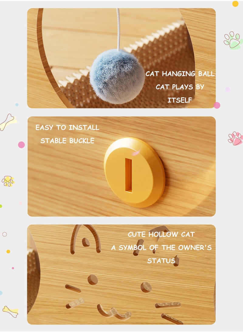 Cat Scratching Board Cat Bed Wear-Resistant Non-chip-Free Integrated Cat House Four Seasons Scratch-Resistant Cat Column Vertical Cat Climbing Frame Cat Toy