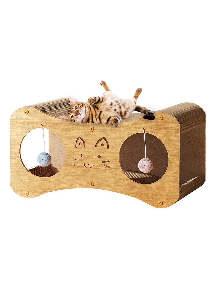 Cat Scratching Board Cat Bed Wear-Resistant Non-chip-Free Integrated Cat House Four Seasons Scratch-Resistant Cat Column Vertical Cat Climbing Frame Cat Toy