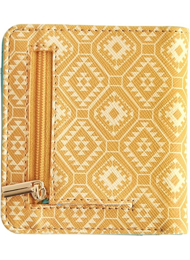 Chumbak Mustard Yellow Polyurethane Women's Mini Wallet