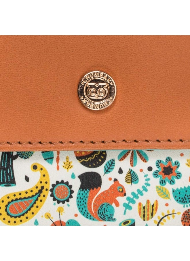 Chumbak Magical Jungle Wallet - Orange