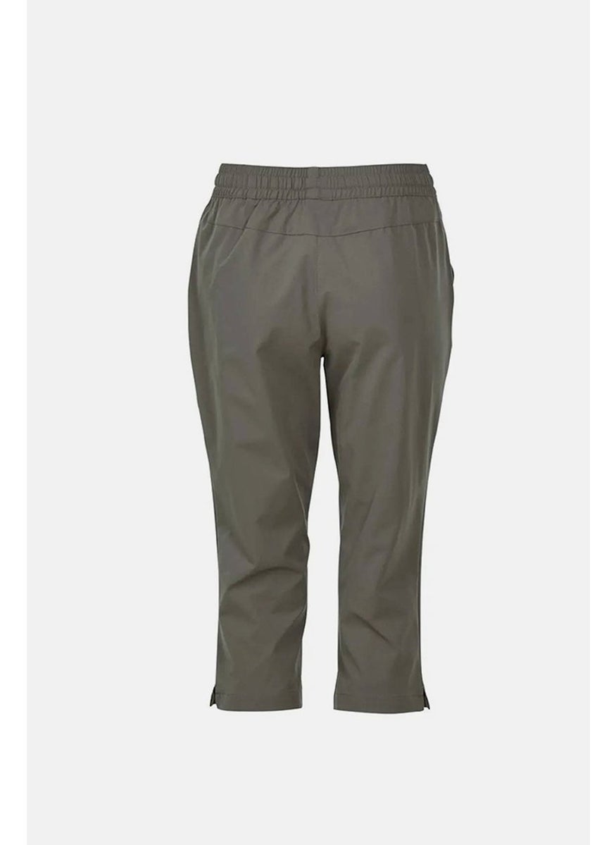 Women Soft Shell Performance Capri Pants, Taupe