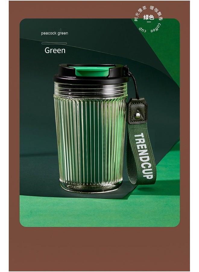 Stylish Portable Glass Direct-Drink Coffee Mug