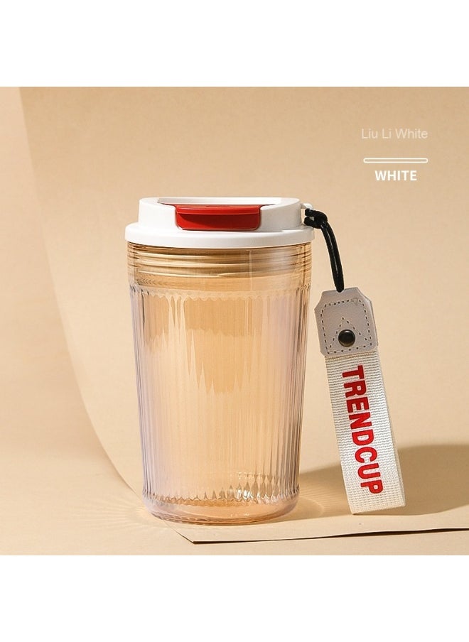 Stylish Portable Glass Coffee Mug for Direct Drinking