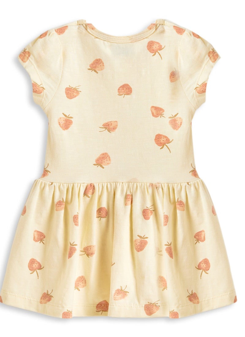 Dirkje girls Strawberry printed summer dress