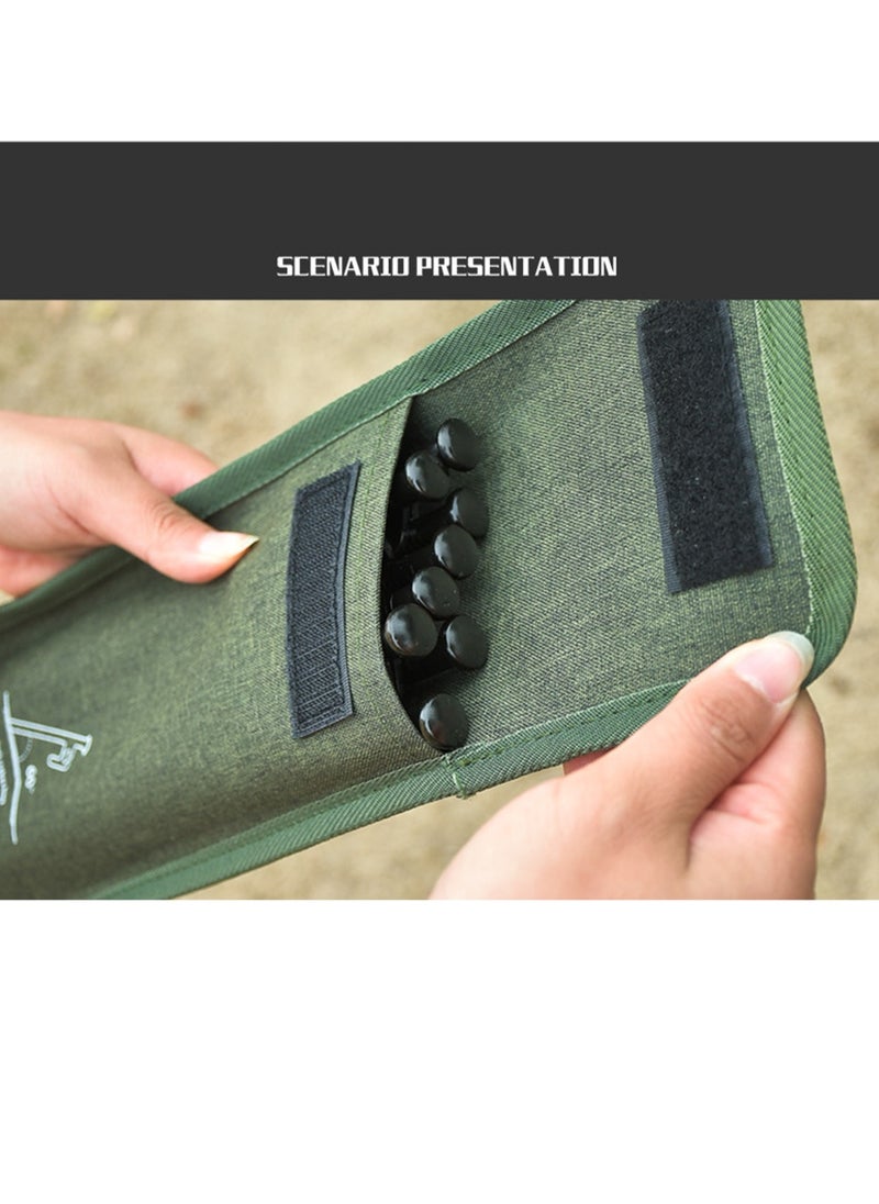 2PCS Camp Stove Outdoor Ground Nail Storage Bag Camping Tool Kit Multifunctional Storage Bag Camping Durable Cloth Accessories Organizing Bag