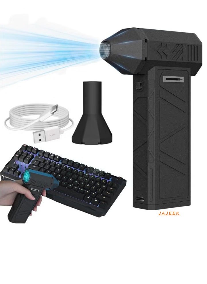High RPM Turbo Powered Air Blower Super | Adjustable Speed Handheld Mini Air Duster | Ideal for Car Cleaning, Camping & Outdoor Activities