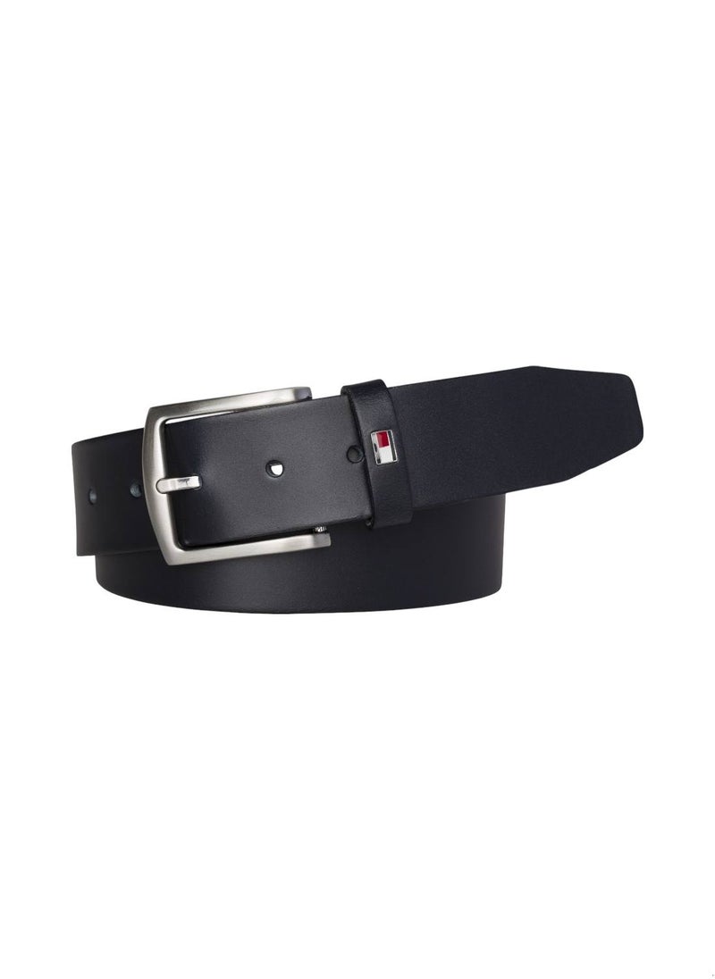 Flag Logo Leather Belt