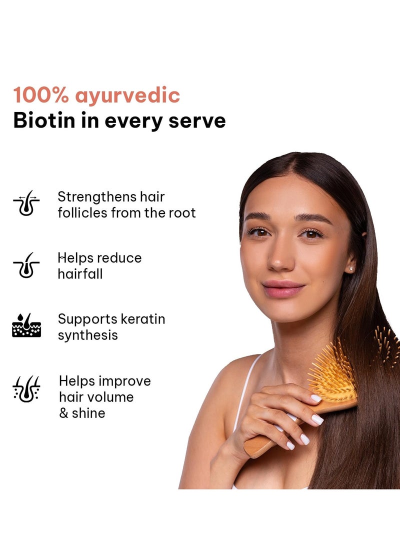 hk vitals Biotin (90 Tablets) Supplement for Hair Growth, Strong Hair and Glowing Skin, Fights Nail Brittleness