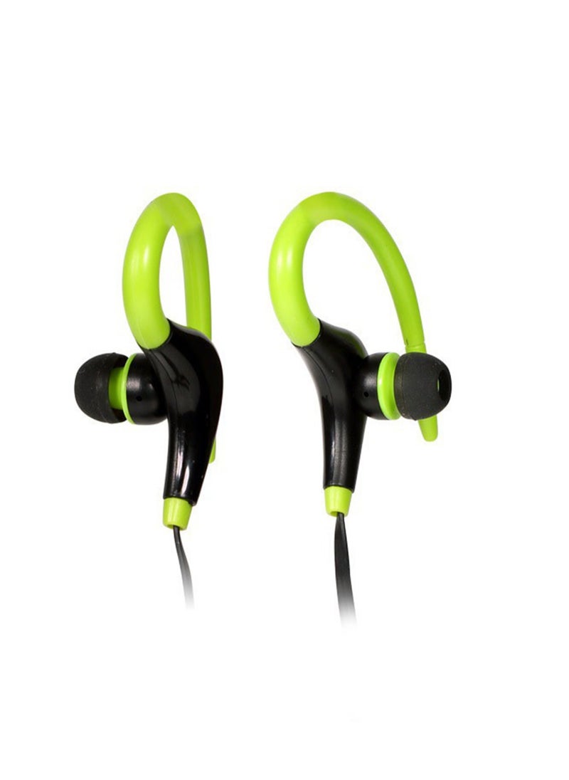 Bluetooth Headphones, Wireless Earbuds, Playtime 3 Hours, Bluetooth 4.2 Wireless Headphones, HD Deep Bass Stereo Sound Isolation, IPX3 Waterproof Bluetooth Sports Headphones (Green)