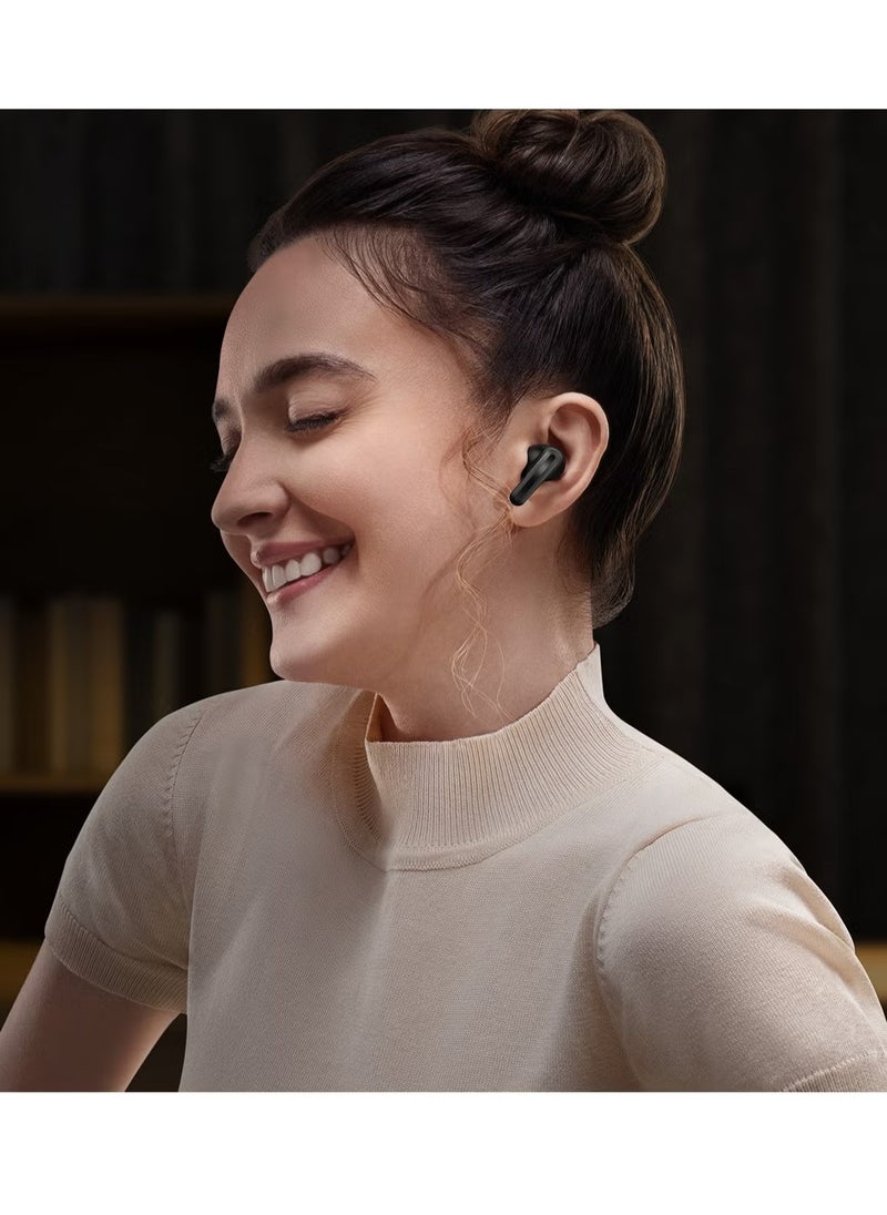 Buds 5 46dB ANC Earbuds – Noise-Cancelling Wireless Earbuds, Premium Sound Quality, Comfortable Fit, 46dB Active Noise Cancellation, Long Battery Life, Sweatproof Design