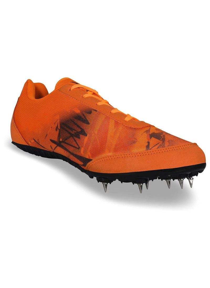 Zion-1 Running Spikes Shoes | Material:  Mesh | For Men & Boys | Lightweight | Flexible,Durable & Stability | Sublimated Mesh | Moulded Heel Counter  7 Removable spikes pins | Better Fit & Comfort