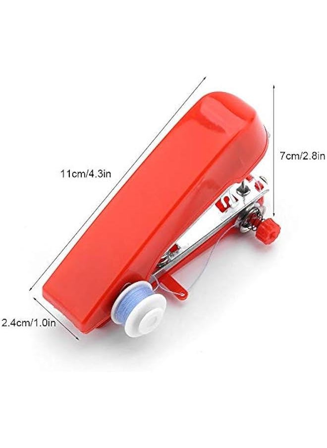 Handheld Sewing Machine, Mini Portable Stitch Manual Sewing Machine, Quick Repairing Tool for Home Office Car Travel Use