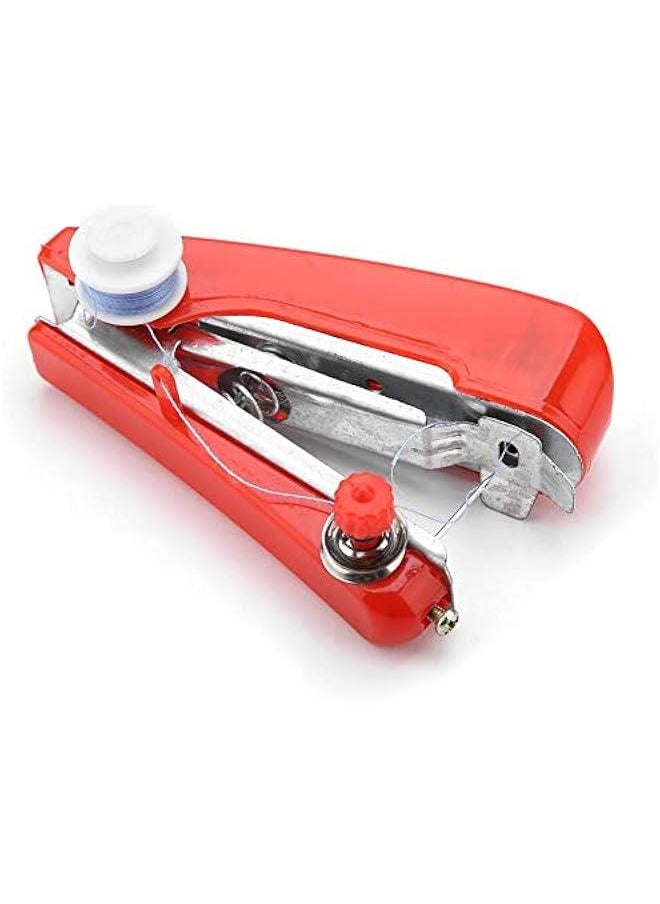 Handheld Sewing Machine, Mini Portable Stitch Manual Sewing Machine, Quick Repairing Tool for Home Office Car Travel Use