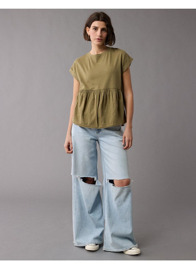 AE Oversized Tie Back Top