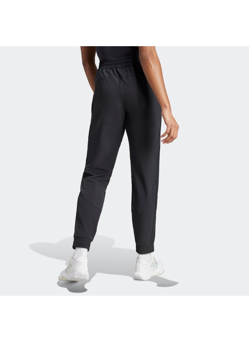 Pacer All Gym 3 Stripe Woven Mid Rise Pants