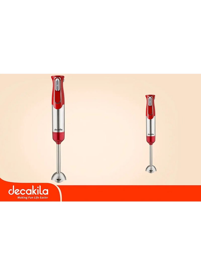 Decakila 2-Speed Rechargeable Cordless Immersion Hand Blender 100W