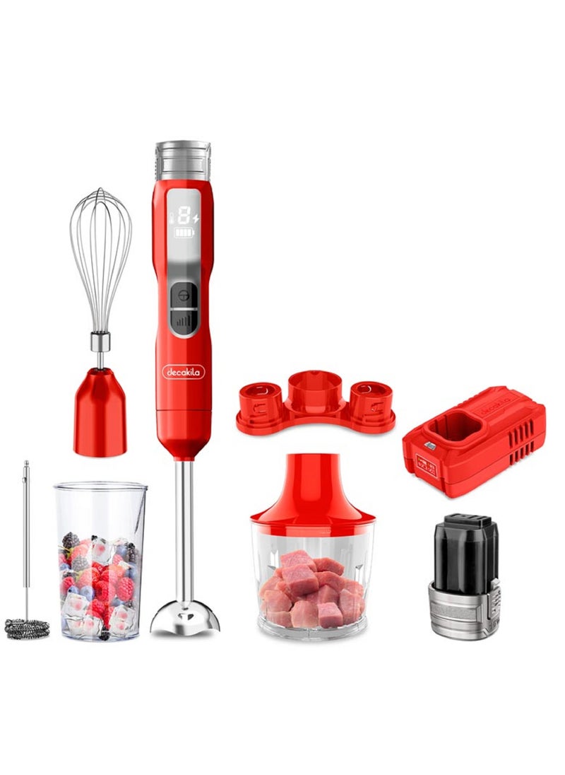 Decakila Rechargeable Cordless Hand Blender 5 Speed