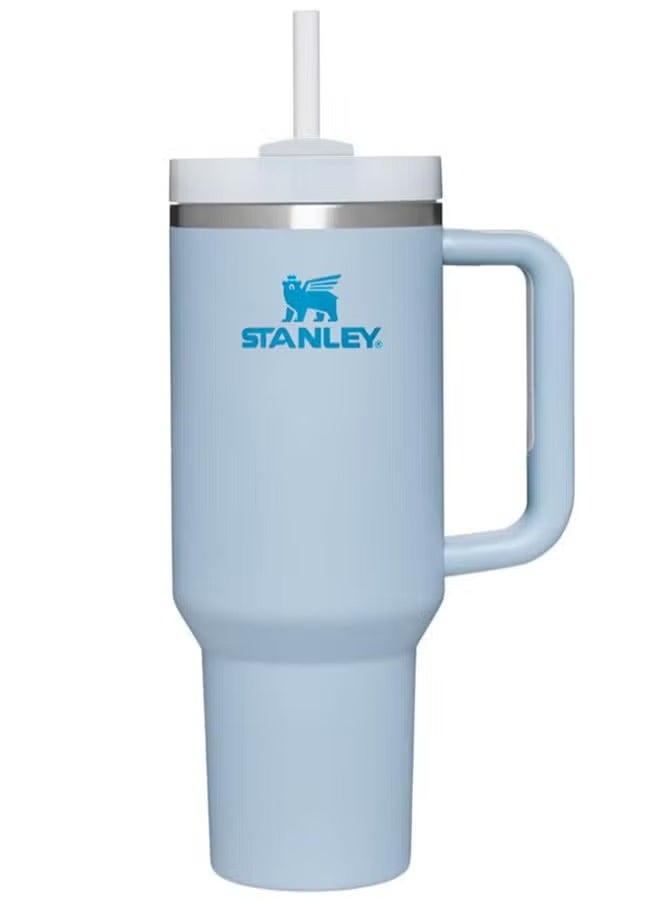 Stainless Steel Vacuum Insulated Tumbler with Lid and Straw for Water, Iced Tea or Coffee, Smoothie and More, 40 oz blue