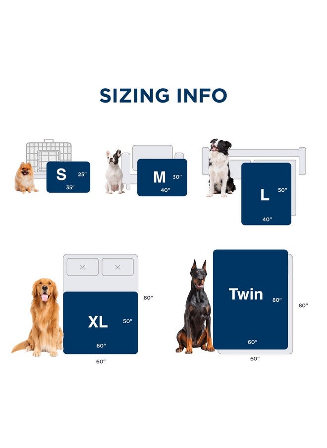 Bedsure Waterproof Dog Blankets for Large Dogs - Calming Cat Blanket for Couch Protector Washable, Long Faux Fur Pet Throw Blanket for Puppy, Reversible Furniture Protection, 40
