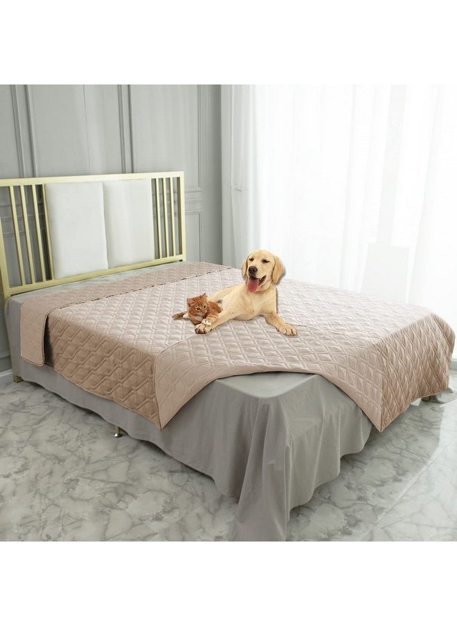 Ameritex Waterproof Blanket Reversible Dog Bed Cover Pet Blanket for Furniture Bed Couch Sofa