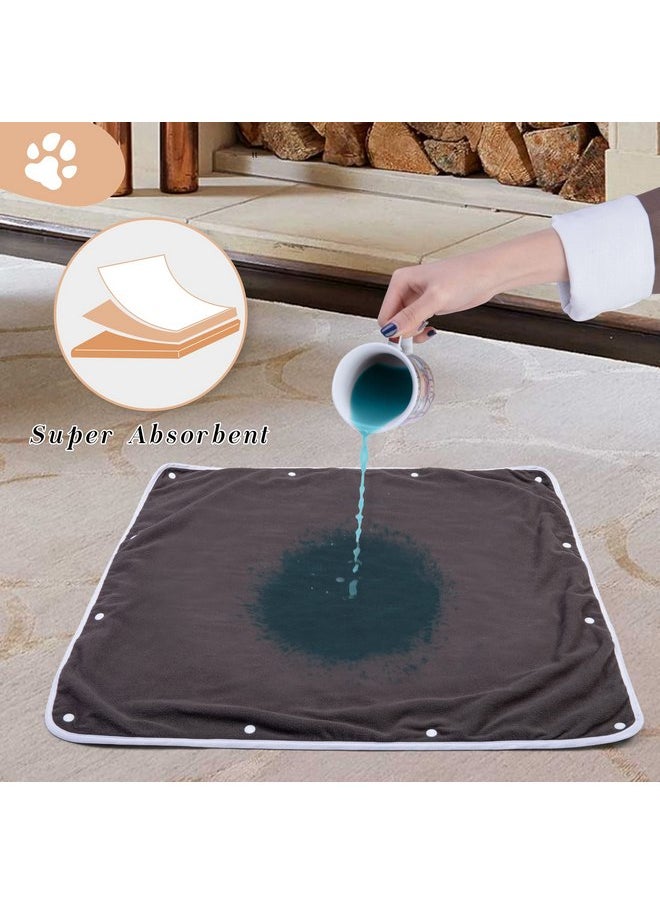 Teamoy Non-Slip Dog Blankets (Pack of 2), Waterproof Pet Fleece Pee Urine Proof Dog Blanket Cover Blanket Pad for Dogs, Puppies, Cats, Black