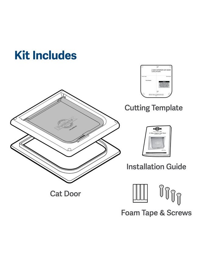 PetSafe Cat Flap, Small, White