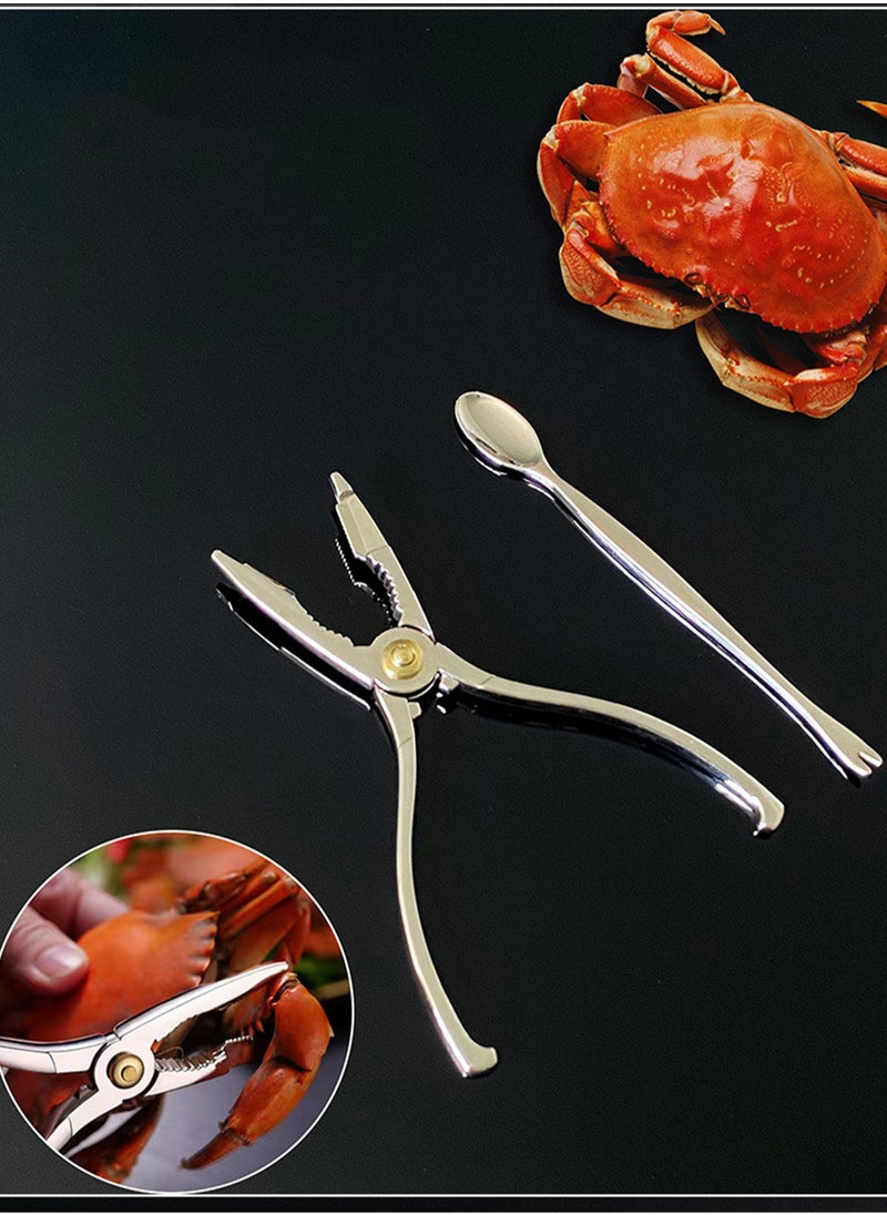 Two-Piece Crab Eating Tool Set (Including Crab Claws And Crab Spoon)