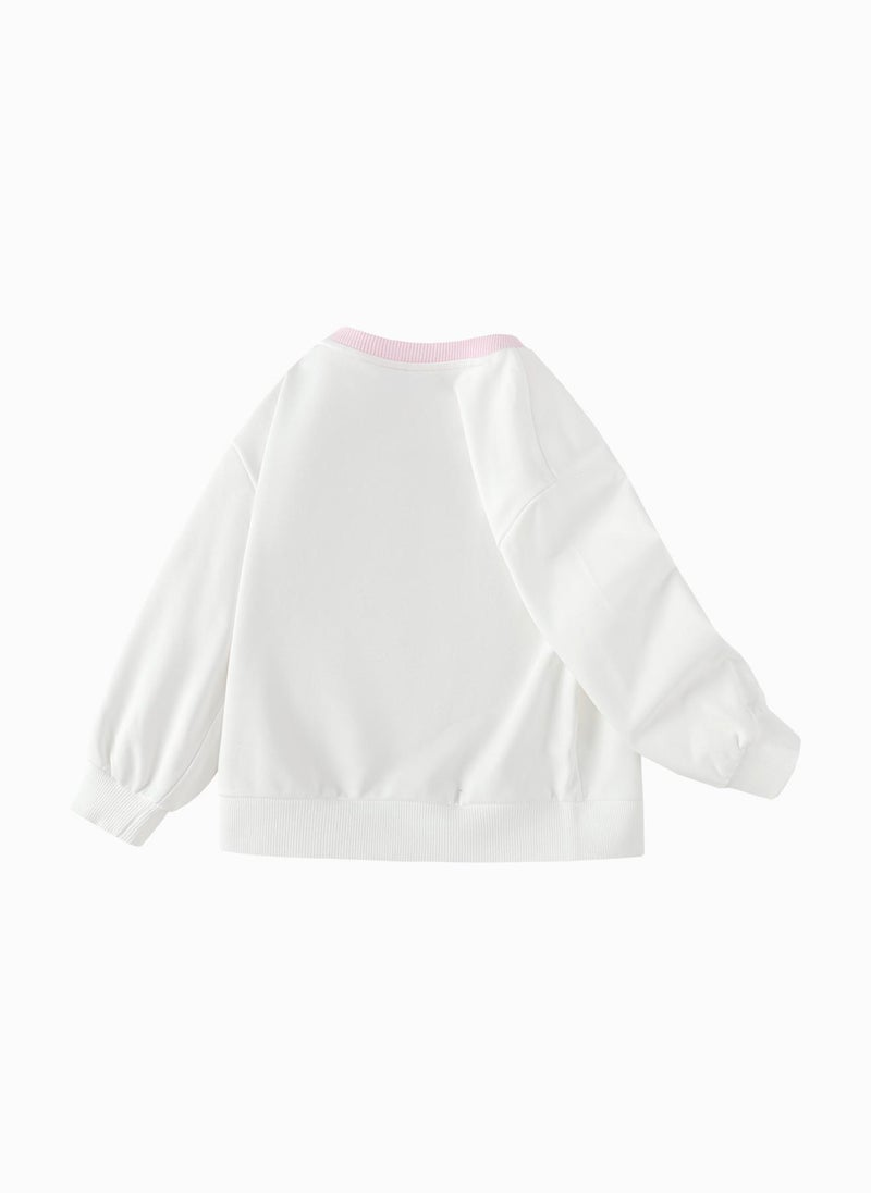 Toddler Girl Round neck sweatshirt