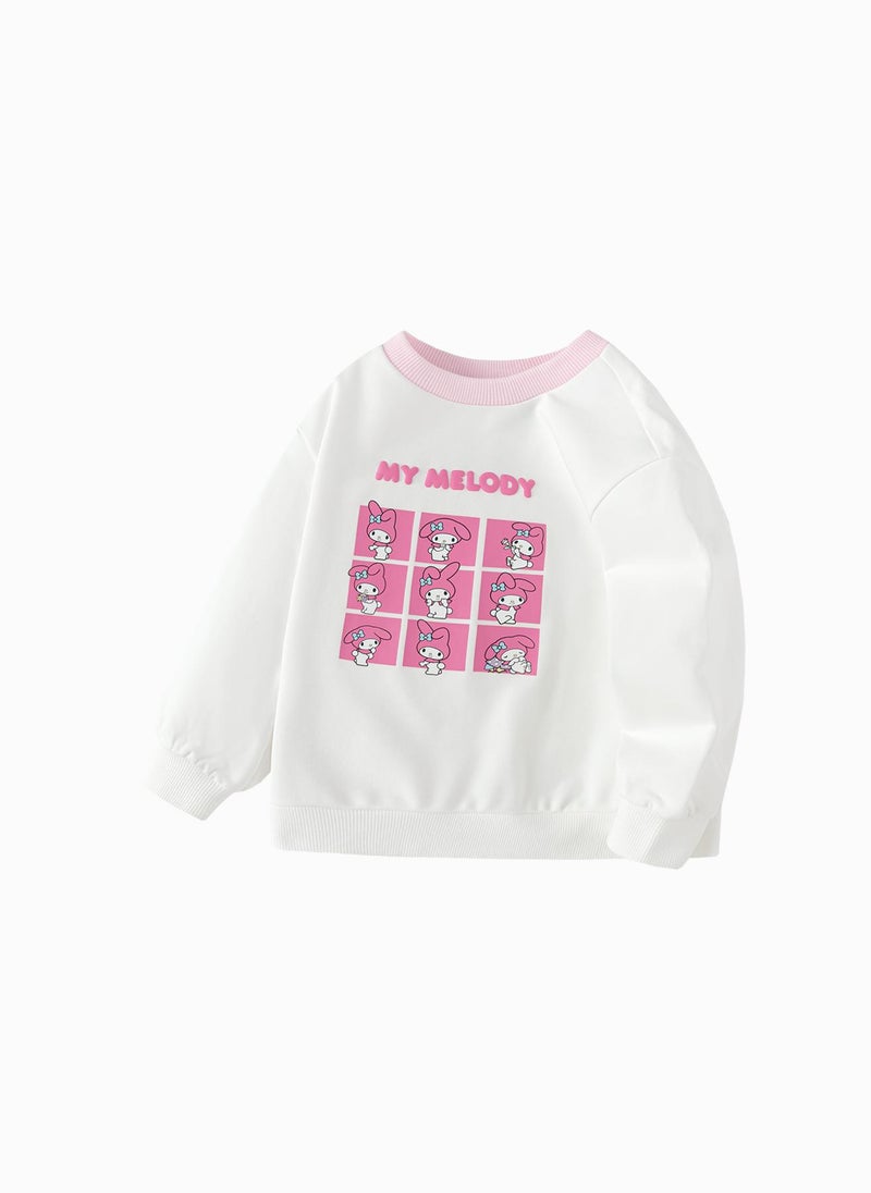 Toddler Girl Round neck sweatshirt