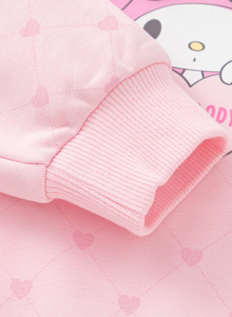 Toddler Girl Round neck sweatshirt