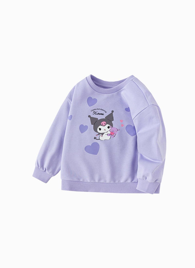 Toddler Girl Round neck sweatshirt