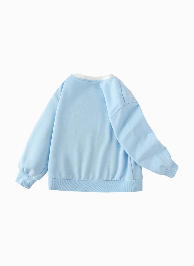 Toddler Girl Round neck sweatshirt