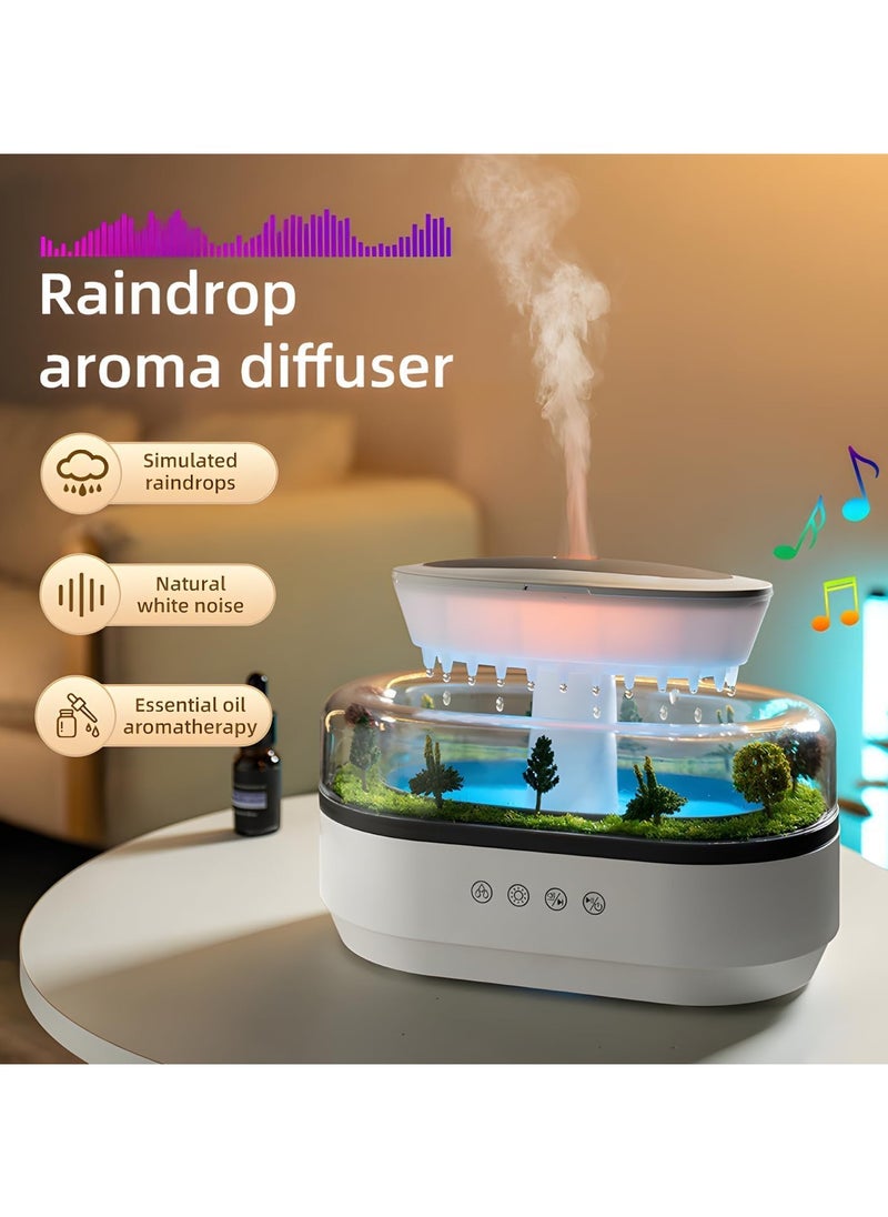 Rain Cloud Essential Oil Diffuser, 250ml Rain Cloud Humidifier, 7 Colors LED Humidifier Air Diffuser Aroma Diffuser for Essential Oils, Fragrance Oil Diffuser for Home Office