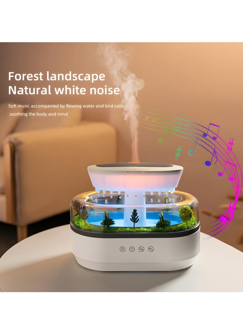 Rain Cloud Essential Oil Diffuser, 250ml Rain Cloud Humidifier, 7 Colors LED Humidifier Air Diffuser Aroma Diffuser for Essential Oils, Fragrance Oil Diffuser for Home Office