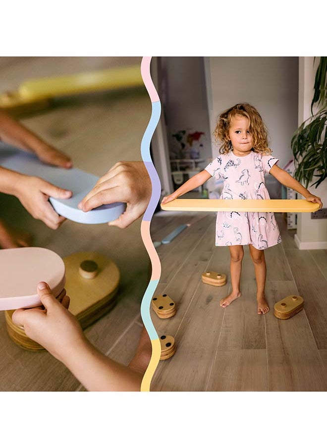 Stoked Kids Wooden Balance Beam 79x25x17cm, For Ages 3+ Years