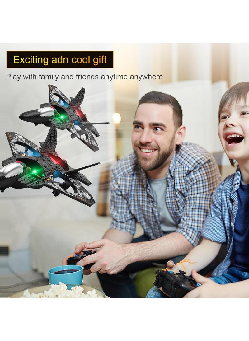RC Plane 2.4GHz Remote Control Airplane L0712 Drone Quadcopter Hovering With Auto Hovering Fighter Aircraft RC Airplane RTF For Beginner, Kids And Adults, 3D Flip Airplane Toy Remote Controlled Fighter Airplane
