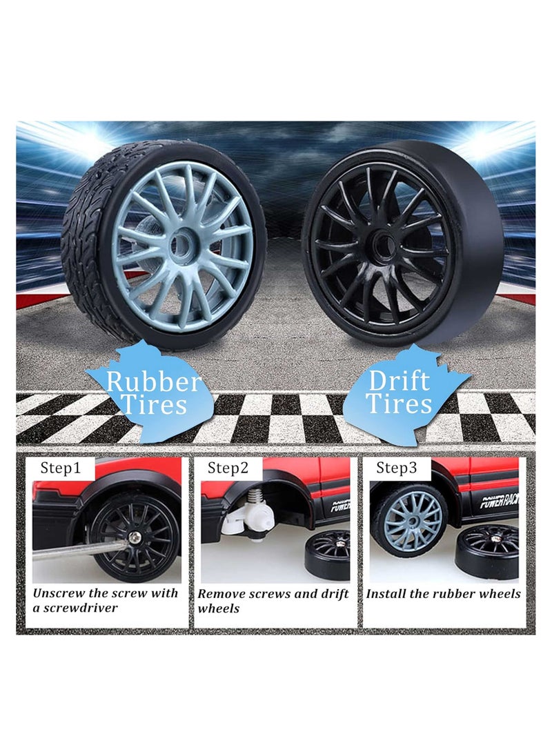 1:24 Scale 4WD High Speed Model Vehicle With Drifting Tire and Rubber Tire, Racing Sport Toy Car For Adults, Boys, Girls, Kids