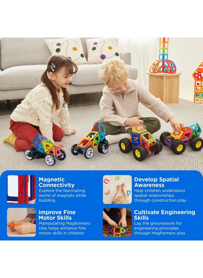 Amazing Transform 17Pc Wheel Set | Magnetic Tiles For Stem Development, And Critical Thinking | Magnetic Blocks And Building Tiles To Develop Problem-Solving Ability And Shape Recognition