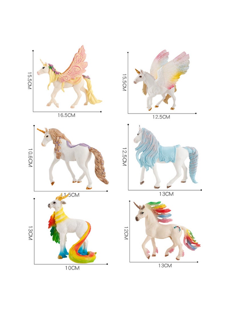 Unicorn Toy for Girls and Boys with Glitter and Rhinestone Details, Suitable for Children Over 5 Years Old, Multi-Colored Desktop Ornaments(Colorful sheep)