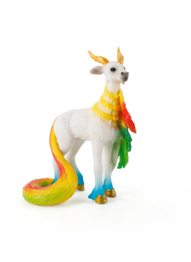 Unicorn Toy for Girls and Boys with Glitter and Rhinestone Details, Suitable for Children Over 5 Years Old, Multi-Colored Desktop Ornaments(Colorful sheep)