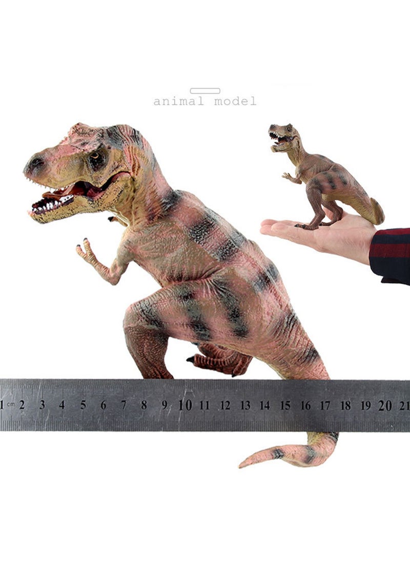 Solid Simulation Plastic Static Dinosaur Toy Model Ornaments Collection Dinosaur Model (Crouching Tyrannosaurus Rex)