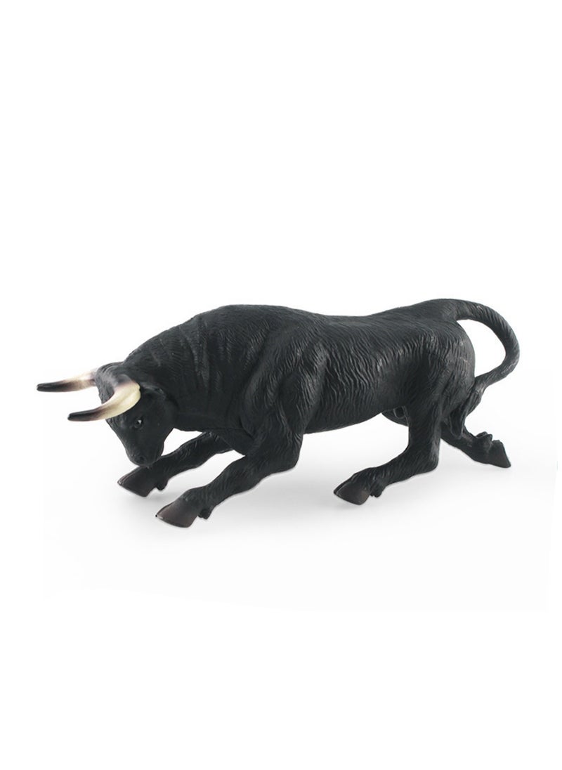 Simulation Of Bull Toy Model Solid Static Ornaments