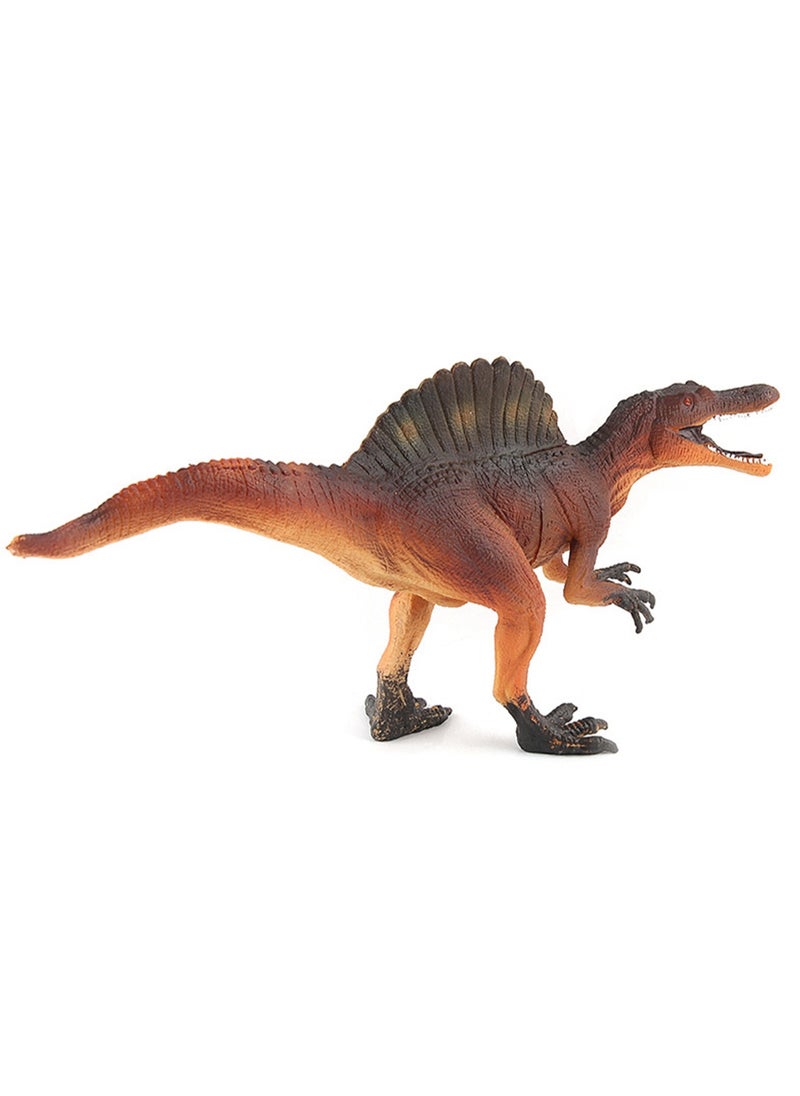 Dinosaur Doll Toy Plastic Doll Static Model Desktop Ornaments Hobby Collection (Spinosaurus yellow)