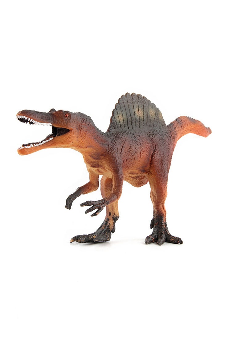 Dinosaur Doll Toy Plastic Doll Static Model Desktop Ornaments Hobby Collection (Spinosaurus yellow)