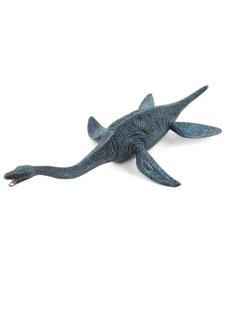 Dinosaur Doll Toy Plastic Doll Static Model Desktop Ornaments Hobby Collection (Plesiosaur)