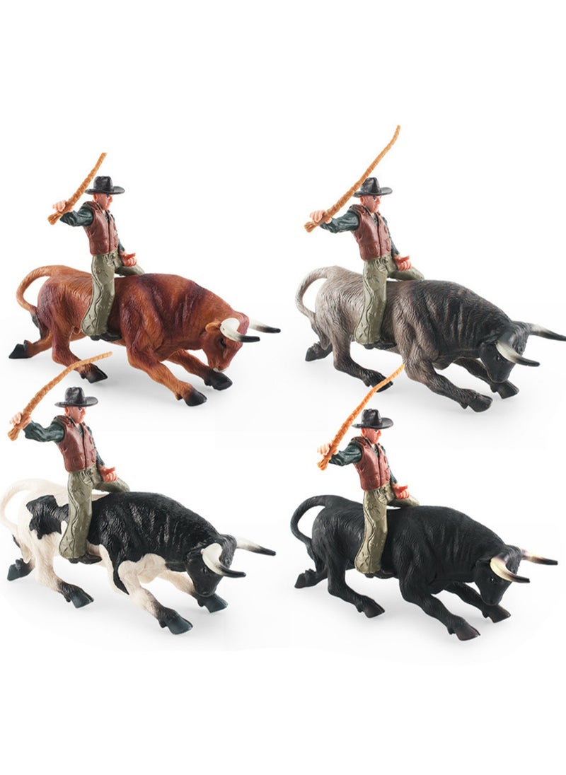 Simulation Of Spanish Bullfighting Toy Model Solid Static Ornaments (T15593 Matador + Bullfighting)