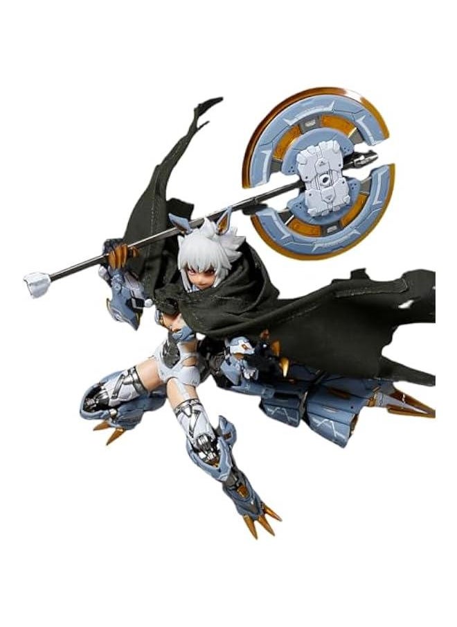 Nuke Matrix Plastic Model Kits: Cyber Forest Fantasy Girls, MAD Wolf Carolina·Rolphe, Mecha Musume, Anime Style 1:12 Scale Collectible Action Figures DN