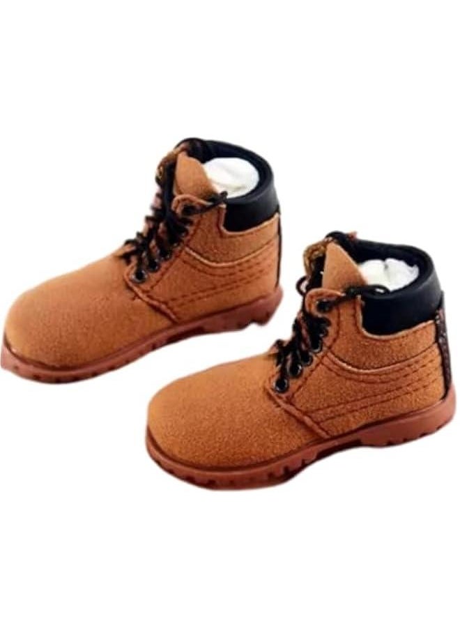 1/6 Scale Action Figure Accessory: Men's Hiking Boots Model for 12-inch Miniature Collectible Figure MDXG Brown